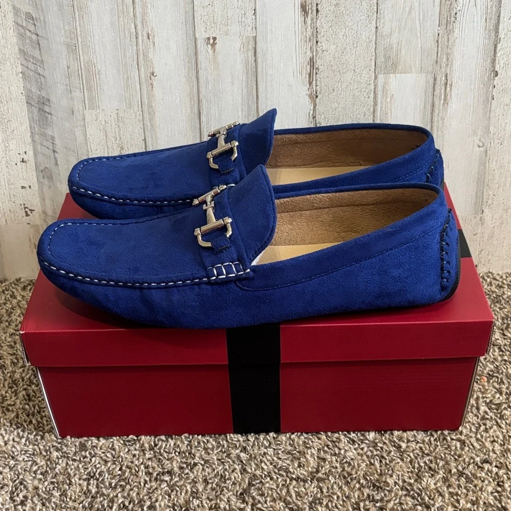 Amali Royal Blue‎ Men's Loafers